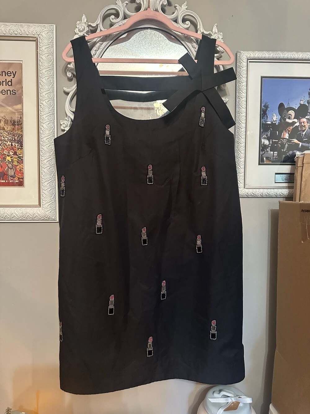 Anthropologie Maeve Sleeveless Shift Mini Dress with Beaded Embellishments w/poc